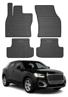 Productafbeelding van 2017-2025 Audi Q2 rubberen vloermatten, zwart, 4-delig