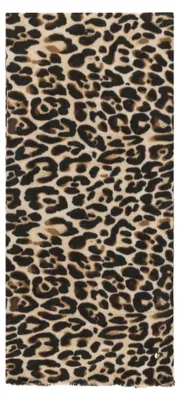 Productafbeelding van GUESS dames sjaal, 80 x 190 cm, bedrukte sjaal, bruin, multicolor