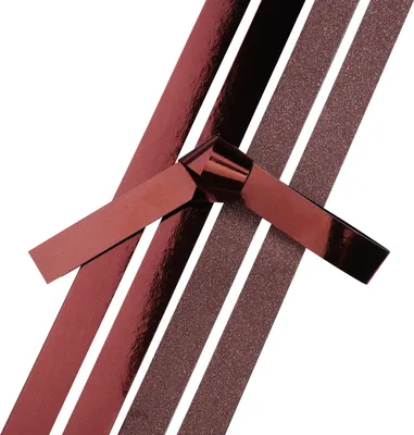 Produktbild von Papierstreifen "Glitter, Schokobraun", 15mm, 24 Streifen Schokobraun