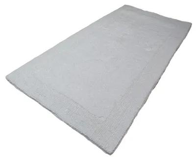 Produktbild von Batex Badematte Badteppich Badvorleger Duschvorleger Badezimmerteppich 60x115cm Cottanova Weiß