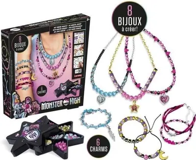 Produktbild von Spiel zur Schmuckherstellung - LANSAY - 20533 - Monster High - My Monster Sets