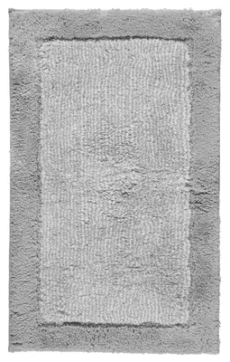Produktbild von Cawö 590, Grau, Einfarbig, Rechteckig, Polyester, Maschinenwäsche, 60 °C