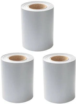 Productafbeelding van Privacybeschermingsschermset - Grijs, 210 m x 0,19 m, met clips - PVC-stroken voor dubbele stapelmatten