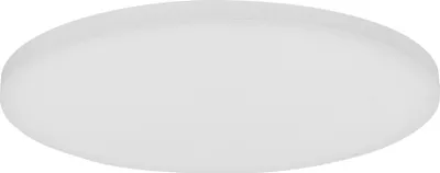 Produktbild von LEDVANCE Planon Frameless Round rahmenlose Panelleuchte in Weiß mit fortschrittlicher LED-Technik, 28 W, runde Form (450 mm Durchmesser), warmweiße Lichtfarbe bei 3000 K, Aluminium-Gehäuse