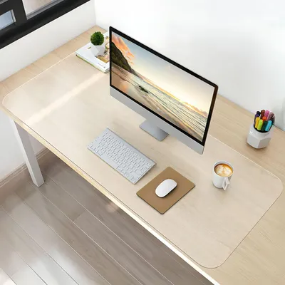 Zdjęcie produktu dla Przezroczysta podkładka pod biurko, antypoślizgowa, 100 x 40 cm