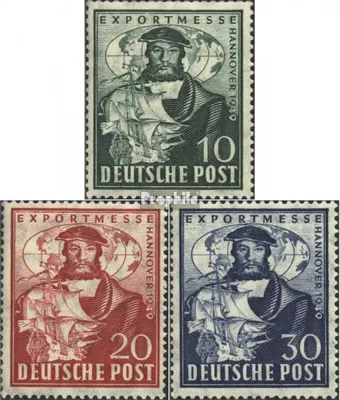 Produktbild von Briefmarken Bizone (Alliierte Besetzung) 1949 Mi 103-105 (kompl.Ausg.) gestempelt Hannovermesse