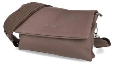 Zdjęcie produktu dla Fräulein Frida - Damska torebka na ramię, kolor taupe, materiał: syntetyk. Rozmiar: uniwersalny
