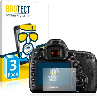 Produktbild von 3x BROTECT Entspiegelungs Schutzglas für Canon EOS 5D Mark IV Schutzfolie Panzer Folie Glas Display Schutz matt