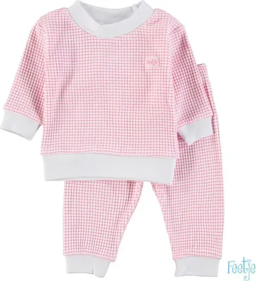 Produktbild von Feetje Waffel Pyjama - Rosa - Gr. 74 | Feetje
