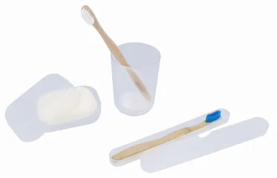 Produktbild von PARSA Beauty Bad-Set 3-teilig transparent mit Becher