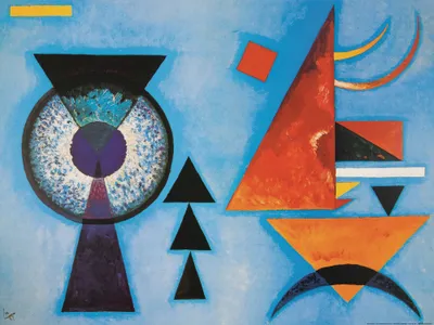 Obrázok produktu pre Wassily Kandinsky Art Print Picture - Soft Hard, 1927 (60 x 80 cm)