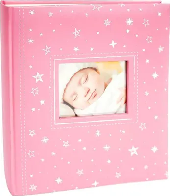 Obrázek produktu pro Fotoalbum na fotorůžky 29x32 cm 60 stran dětské Starlet 2 růžové