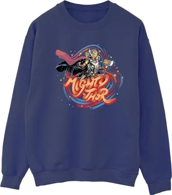 Produktbild von Marvel - "Love And Thunder" Sweatshirt für Damen BI41251 (L) (Marineblau)