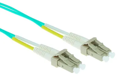 Immagine prodotto di ACT 2,5 metri LSZH Cavo patch in fibra multimodale 50/125 OM3 duplex con connettori LC