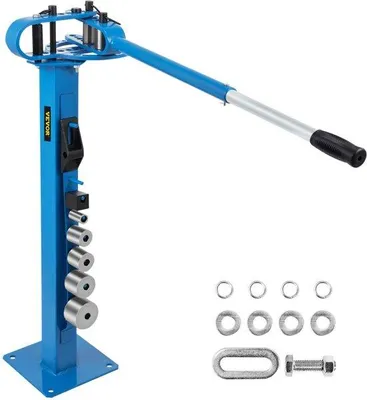 Immagine prodotto di Dispositivo portatile per la piegatura di tubi Famanu, con 7 matrici per tubi da 1" a 3"