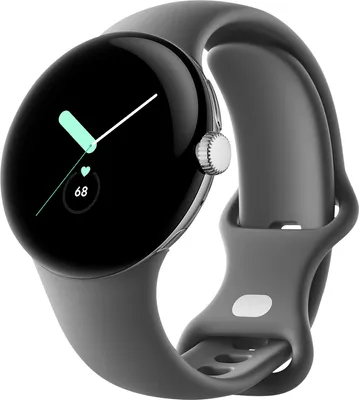 Produktbild von Google Pixel Watch LTE polished silver/charcoal