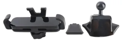 Handyhalter Lüftung Schwerkraftklemme 4,0–7,0 Zoll, schwarz, ABS