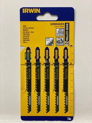 Produktbild von IRWIN Sägeblatt 100 mm T244D / 5 Stück / Holz