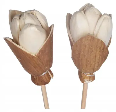 Produktbild von Easy Candle SF278 Rattan-Stäbchen mit Sola-Blume 10er Set
