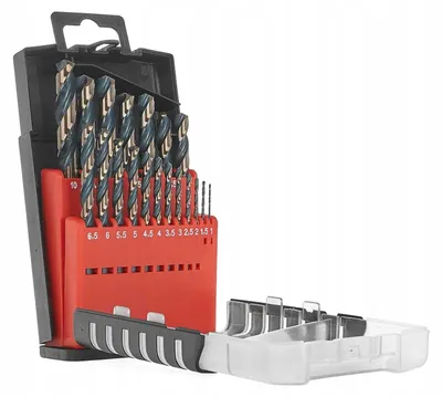 Zdjęcie produktu dla Zestaw Wiertel Do Metalu Hss 1.0-10.0Mm 19El.