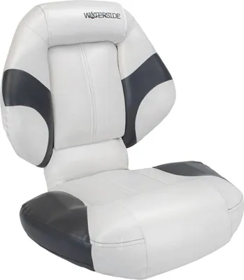 Produktbild von Waterside Captain Deluxe Bass Boat Sitz, grau/weiß