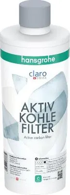 A product shot of a Hansgrohe filter cartridge.