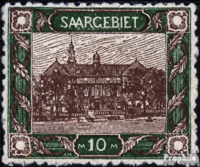 Produktbild von Briefmarken Saarland 1921 Mi 68 postfrisch Landschaftsbilder (I)