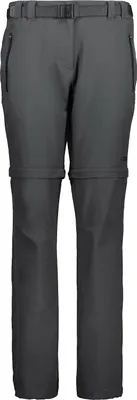 Produktbild von CMP Mädchen Zip Off Stretch Hose mit Gürtel und Dry Function grau 140