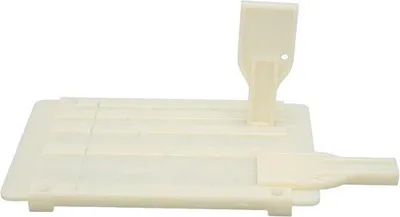 Zdjęcie produktu dla Zestaw szczelin do kaset do magnetofonów szpulowych, zawierający dwa elementy mocujące z tworzywa ABS, przeznaczony do naprawy kaset i magnetofonów
