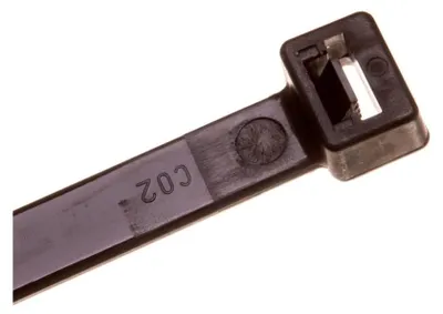 Produktbild von Kabelbinder 8 mm 450 mm schwarz UV 450/ 8 OZC 80-450 25.143 /50 Stück/