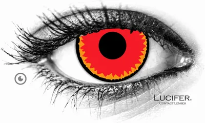 Zdjęcie produktu dla Kolorowe niedioptyczne soczewki kontaktowe Lucifer® Red Vampire
