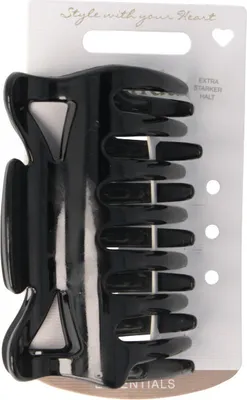 Produktbild von Haarklammer schwarz shiny Anti-rutsch
