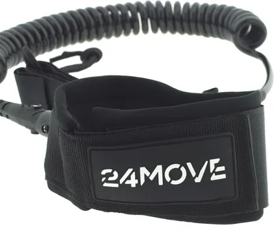 Produktbild von 24MOVE® Sicherungsleine Leash Fußschlaufe mit Klettverschluss für Stand UP Paddel Board Surfboard,
