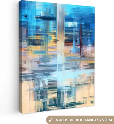 Obrázek produktu pro OneMillionCanvasses® - Obrazy na plátně - Olejomalba - Abstraktní - Malba, Nástěnné umění, Nástěnná dekorace Obrazy do obývacího pokoje, 30x40cm