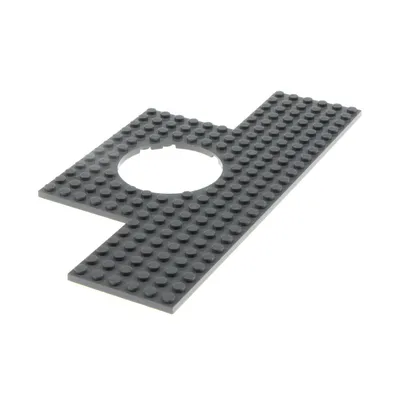 Produktbild von 1x Lego Bau Platte modifiziert 12x24 neu-dunkel grau Dimensions 6117642 18601