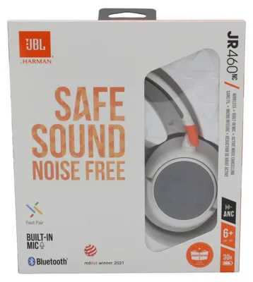 Immagine prodotto di JBL JR 460NC - Cuffie con microfono - circumaurali - Bluetooth - wireless, con cavo - cancellazione attiva del rumore