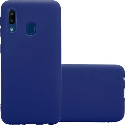 Image de Cadorabo Housse pour Samsung Galaxy A10e / A20e Housse en bleu Housse téléphone portable TPU silicone Etui Case Cover