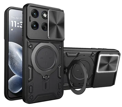 Produktbild von Camshield Handyhülle für Motorola Edge 70 Fusion Ringhalter Magnetisch Schwarz