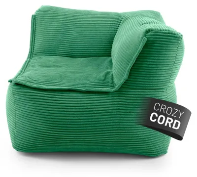 Produktbild von LUMALAND Modular Sitzsack Ecke rechts Cord für Modulares Sofa - Indoor Bean Bag