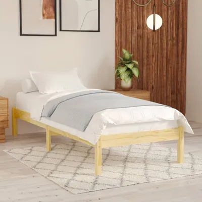 Produktbild von vidaXL Massivholzbett Kiefernholz 90x200 cm