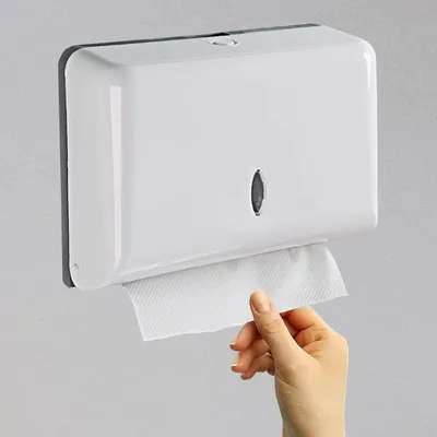 Produktbild von Papierhandtuchspender - Spender für gefaltete Papierhandtücher - Kunststoff