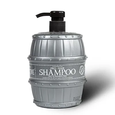 Produktbild von BARBERTIME Haarshampoo Hair Shampoo Salz & Parabenfrei 1000ml Keratin