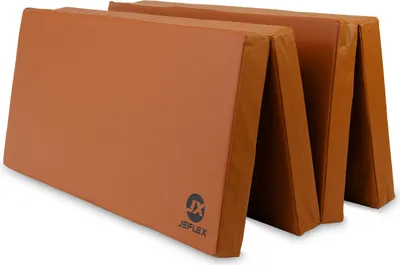Produktbild von Jeflex klappbare Turnmatte Farbe >braun< 200 x 100 x 8 cm, zum trainieren oder spielen