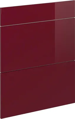 Produktbild von Küchenfront Vicco R-Line Rot Hochglanz 59.6 x 70.4 cm Möbelfront für den Schubladenunterschrank, Model 41253