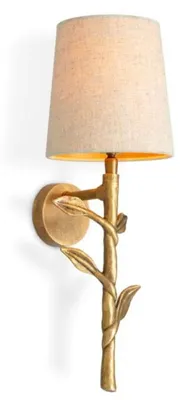 Produktbild von Casa Padrino Luxus Wandleuchte Vintage Messing / Creme H. 46 cm