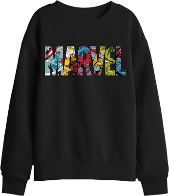 Produktbild von Marvel - Sweatshirt für Kinder, Logo TV29987 (128) (Schwarz)