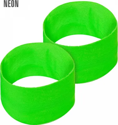 Produktbild von Achtziger Jahre neongrünes Schweißarmband 2 Stück als Set
