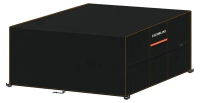 Image de Housse de protection pour meubles de jardin, imperméable, dimensions 160x130x90 cm, tissu Oxford 420D