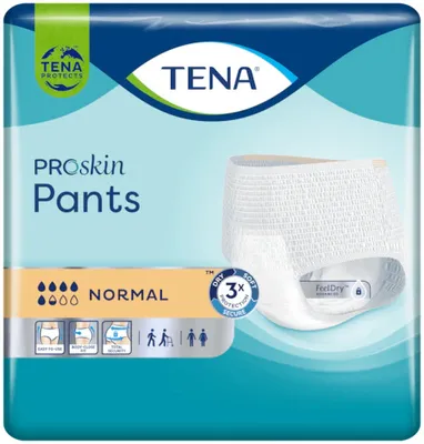 Obrázok produktu pre Majtki chłonne Tena Pants ProSkin, Normal, rozmiar M, 10 sztuk - Długi termin ważności!