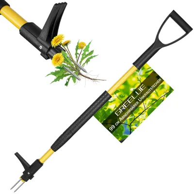 Produktbild von Theo&Cleo Unkrautstecher Löwenzahnstecher mit Stiel 99cm Distelstecher verstärkter Stahl